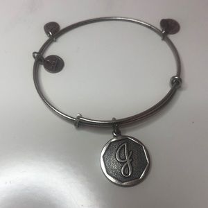 Alex and Ani initial bracelet (J)